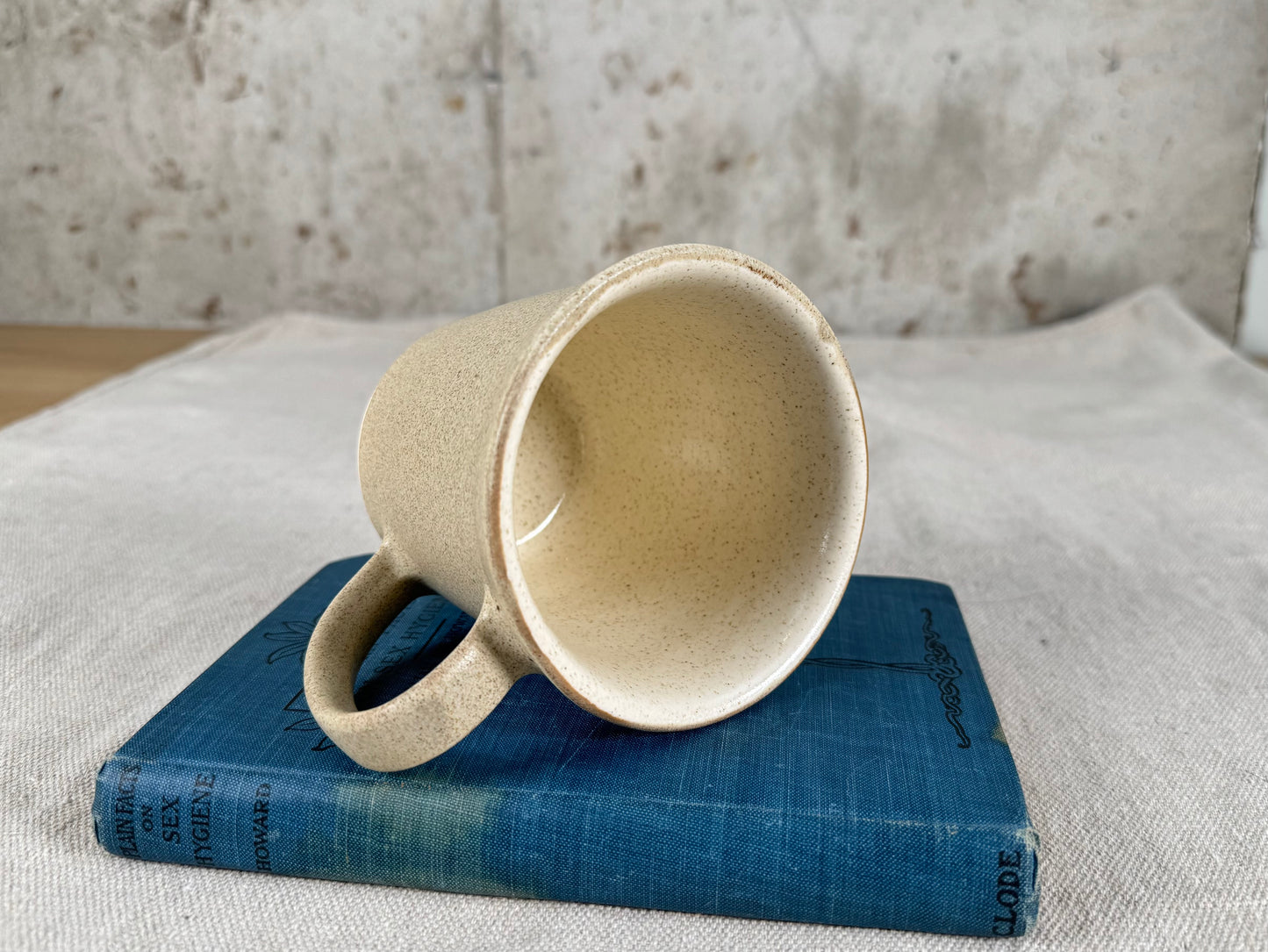 14 oz Coffee Mug, Matte Tan
