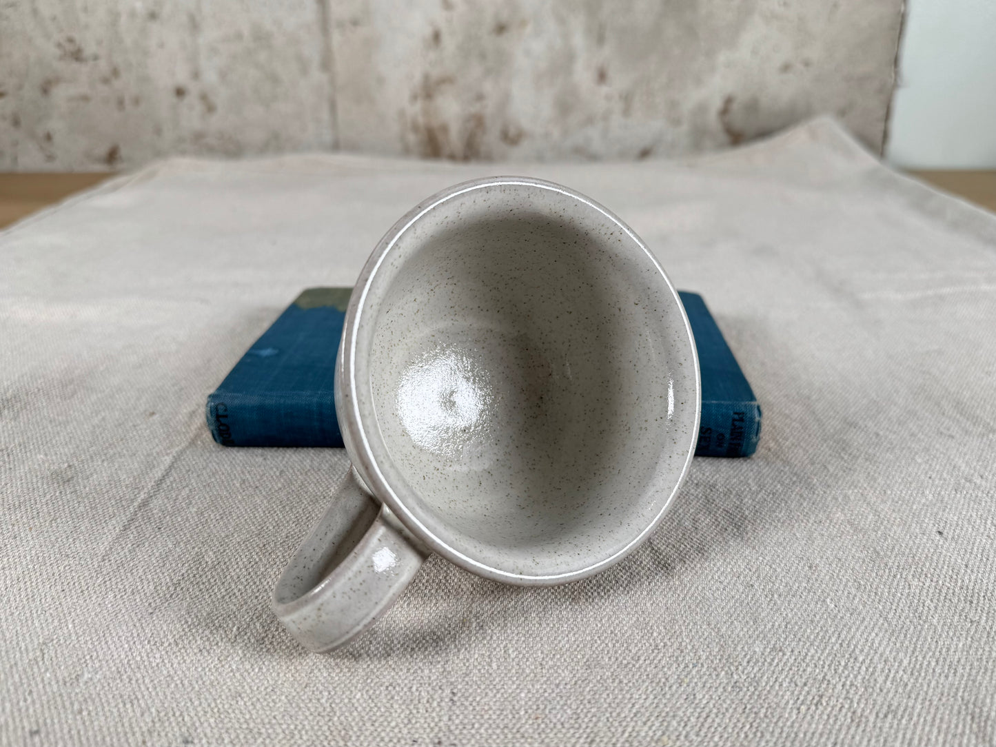 Eggshell White 8 oz Tea Cup