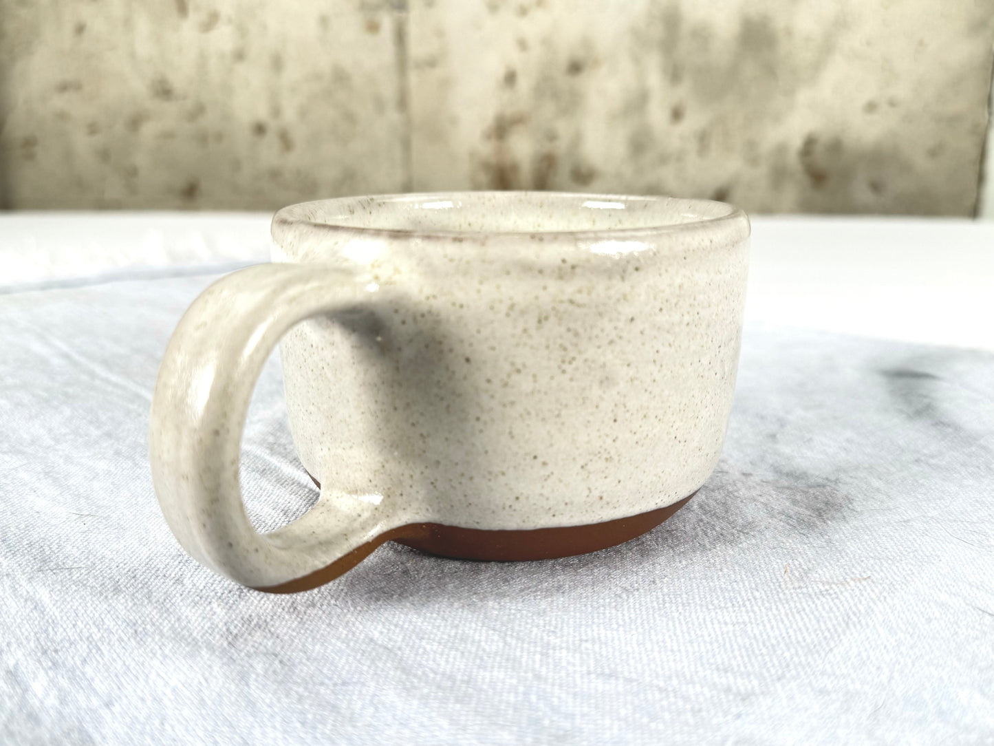 12oz Coffee Mug, Eggshell white