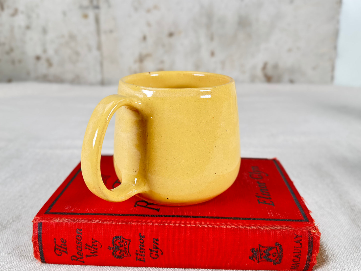 14oz Coffee Mug, Yellow