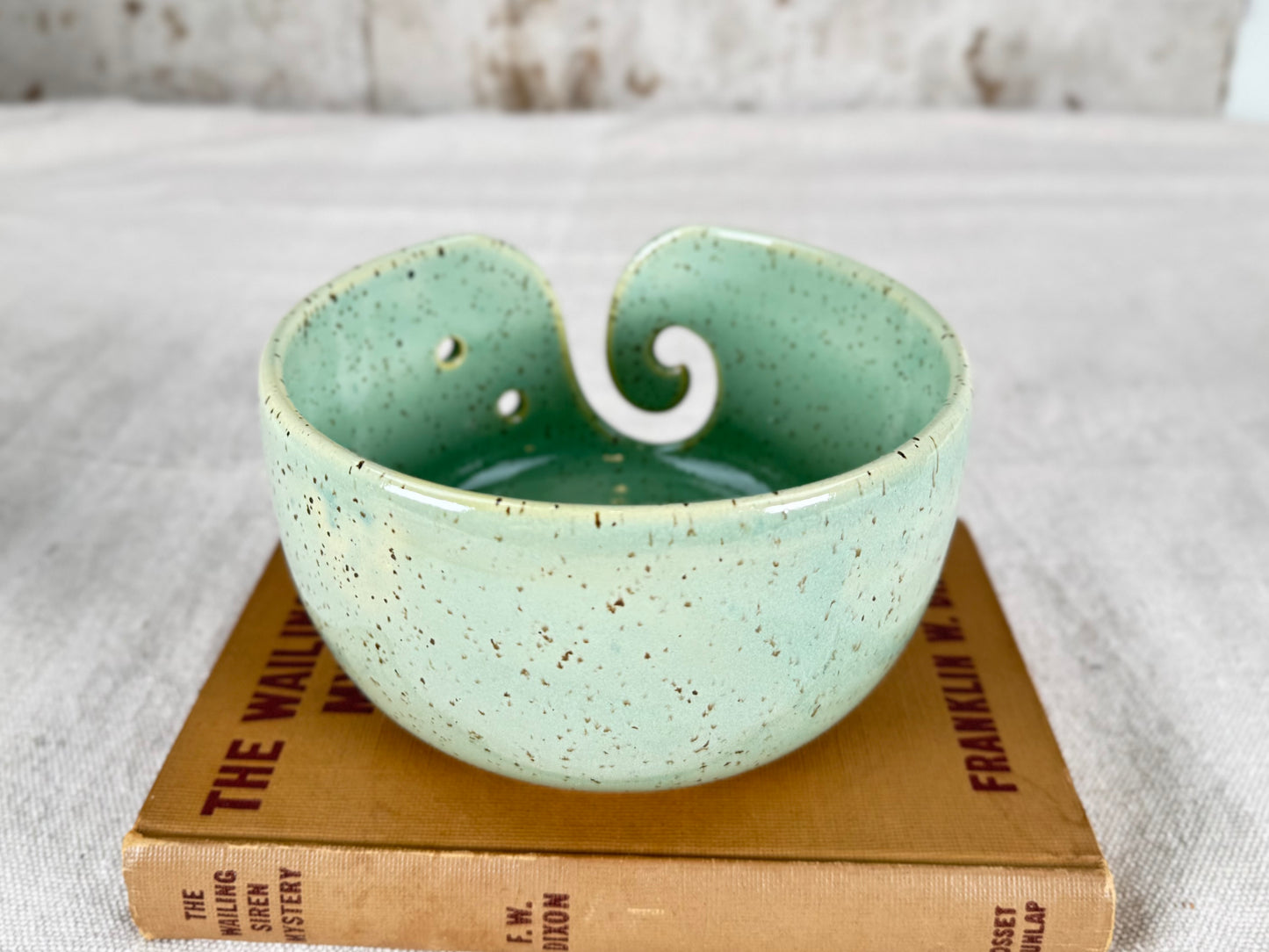 Yarn Bowl, Sage Green