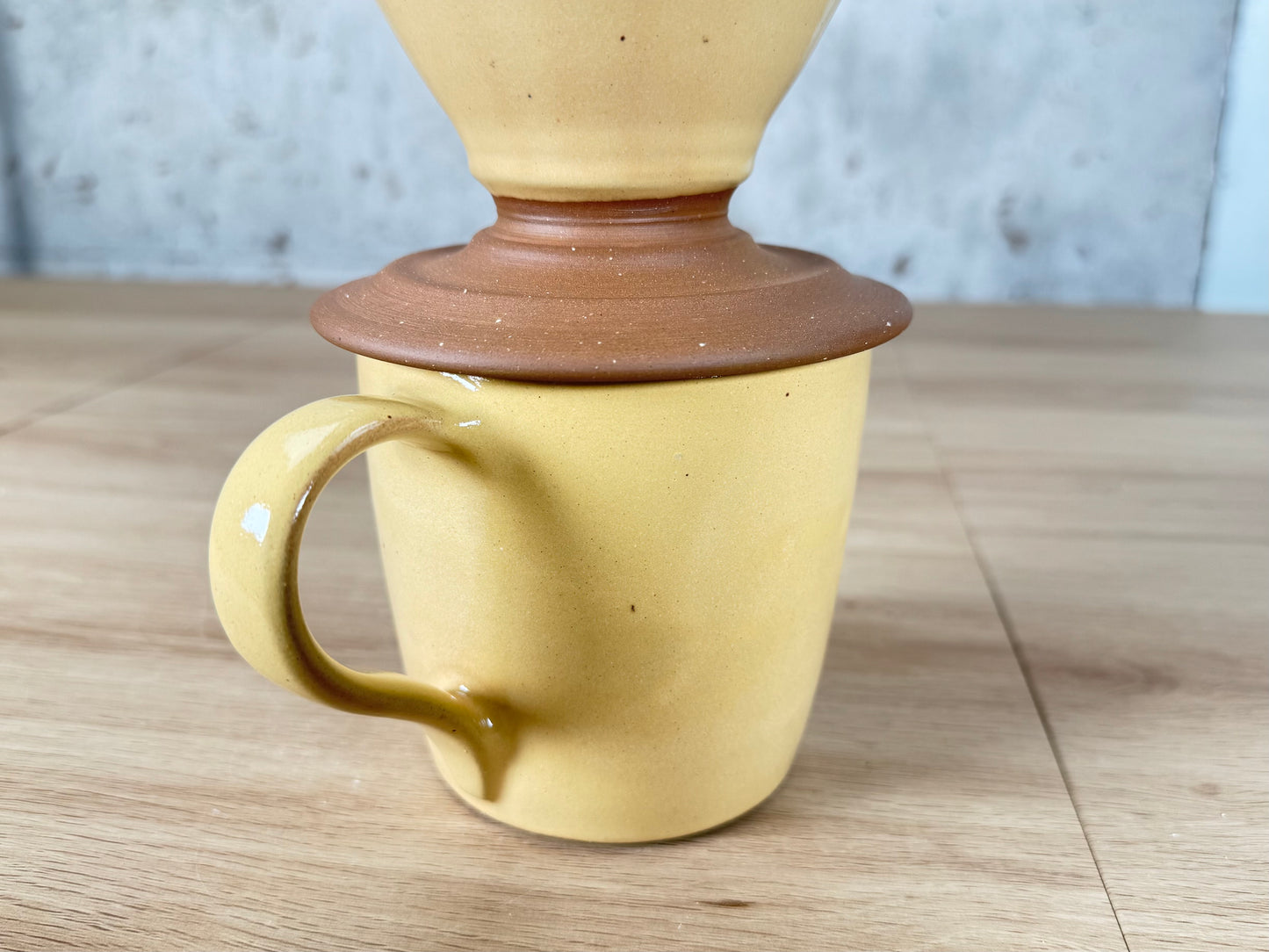 Yellow 14oz Pour Over Set