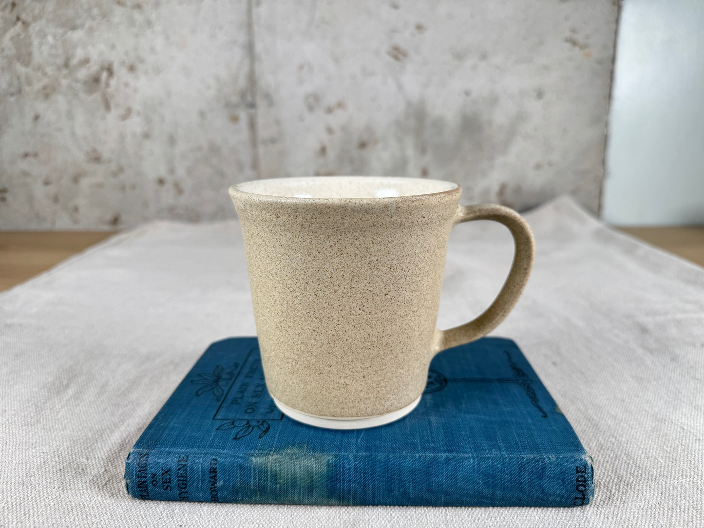 14 oz Coffee Mug, Matte Tan