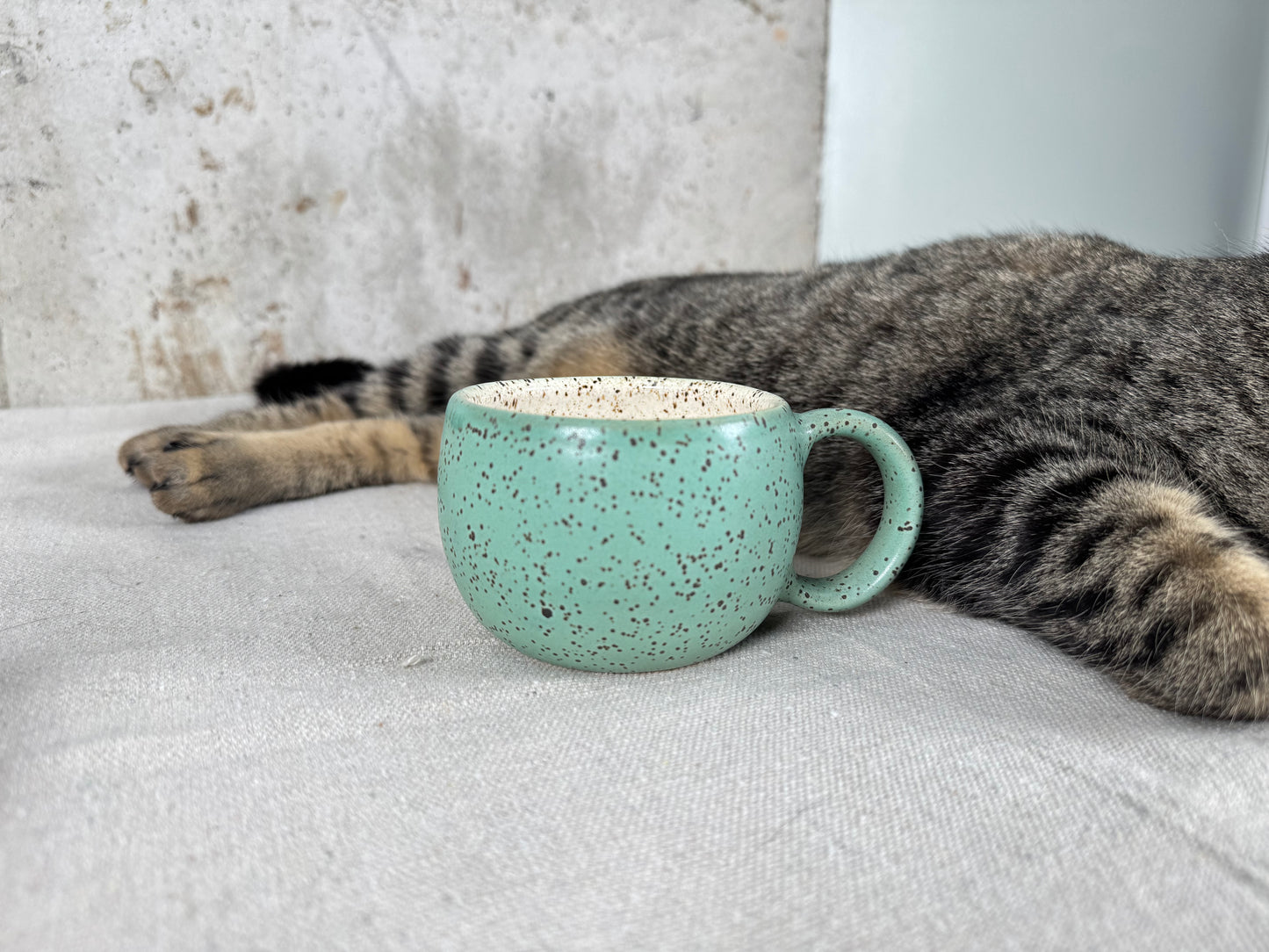 Matte Green Speckle 6oz Espresso Mug