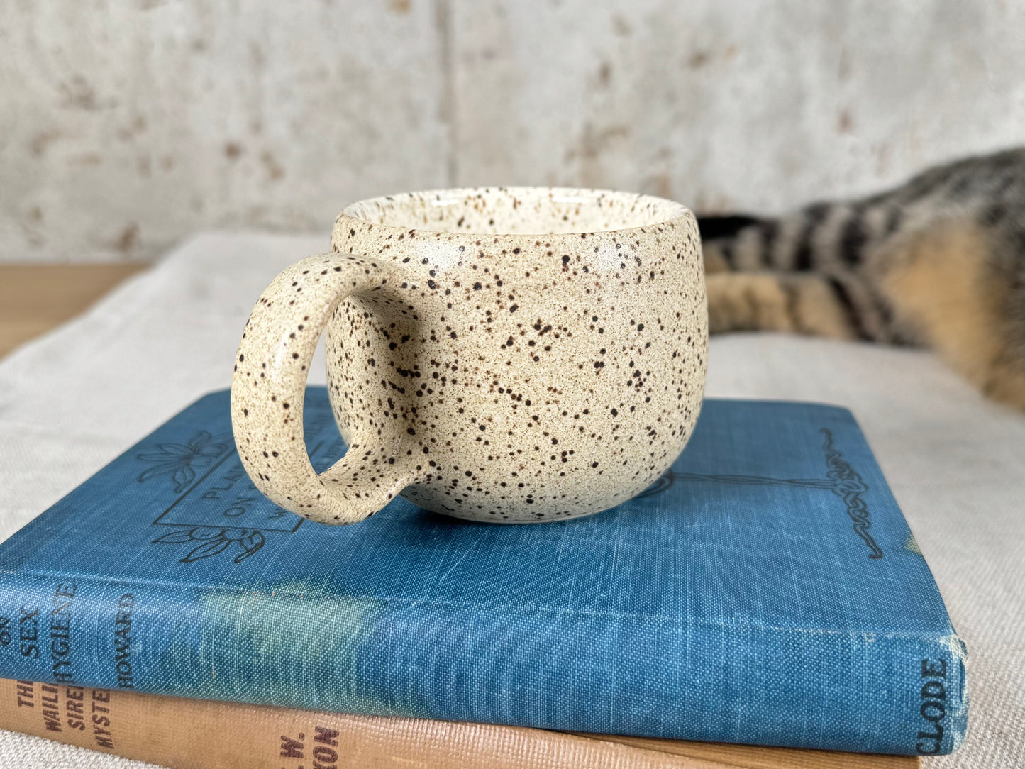 Matte Tan Speckle 6oz Espresso Mug