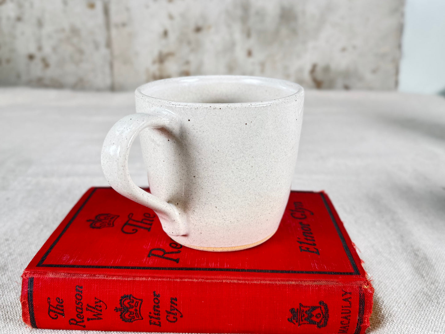 14oz Coffee Mug, Eggshell White