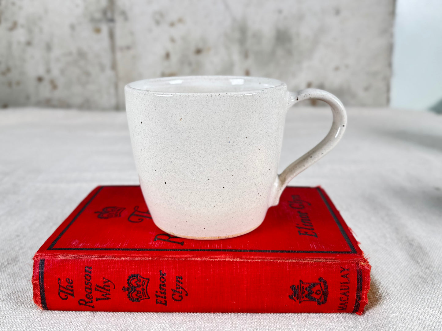 14oz Coffee Mug, Eggshell White