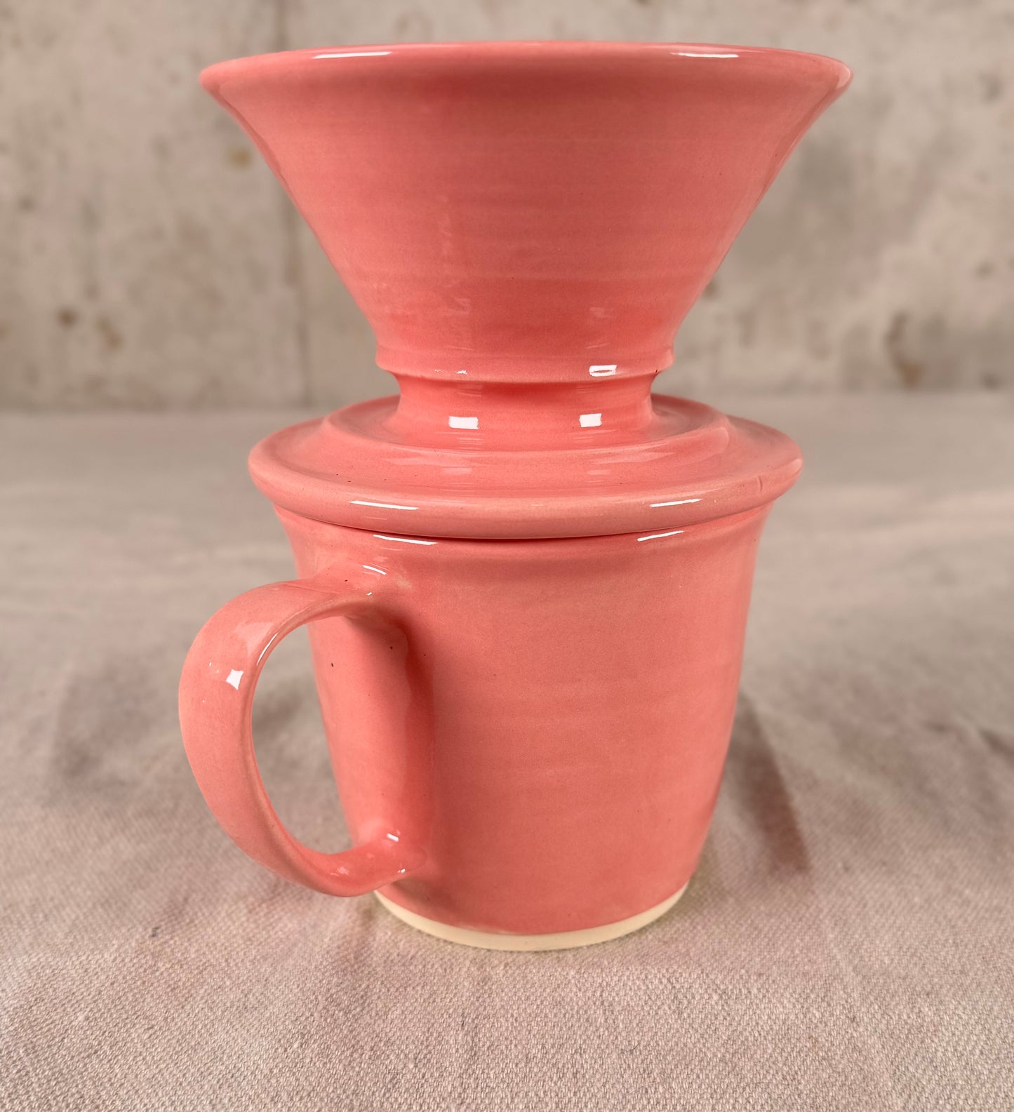 Pink 14oz Pour Over Set