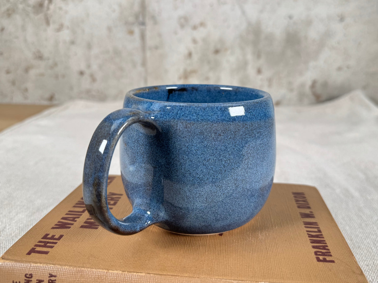12 oz Coffee Mug, Deep Blue