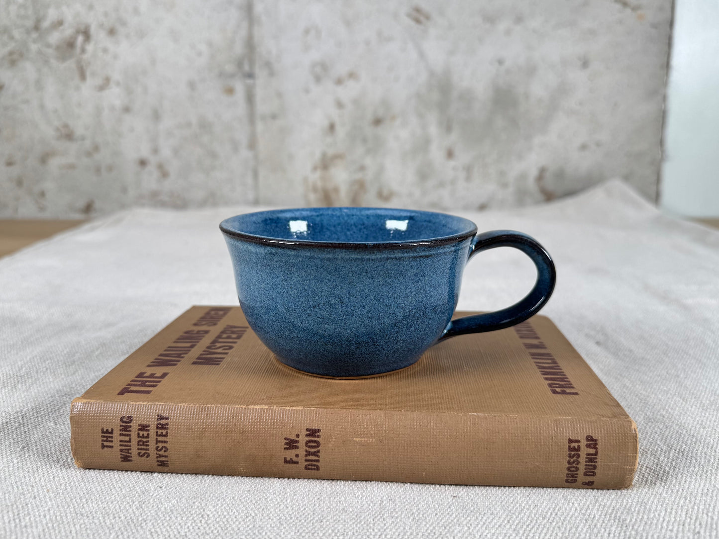 Indigo Blue 8 oz Tea Cup