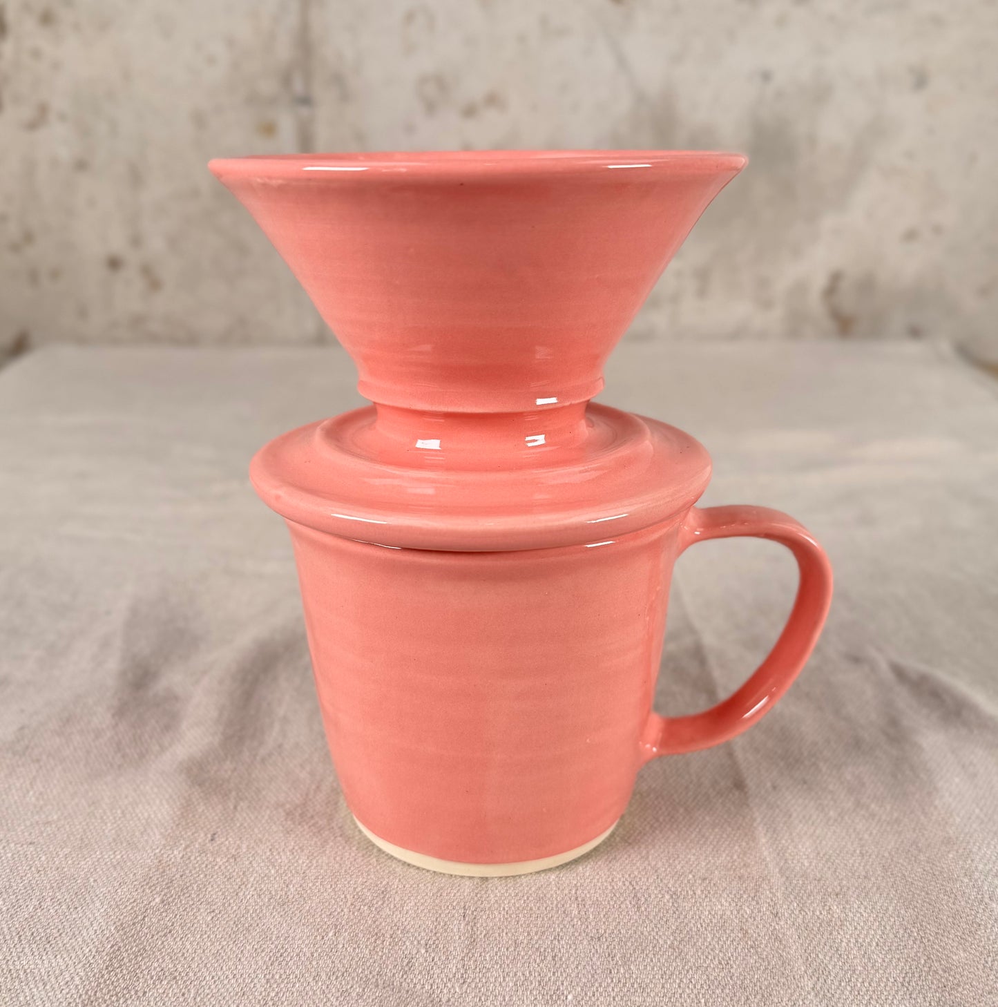 Pink 14oz Pour Over Set