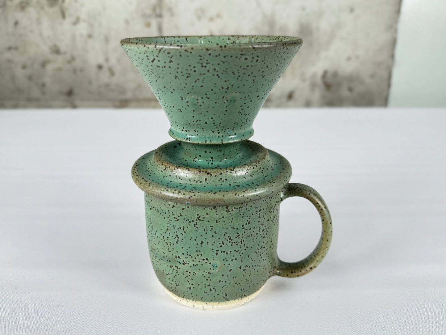 12 oz Pour Over Set, Matte Spruce Green