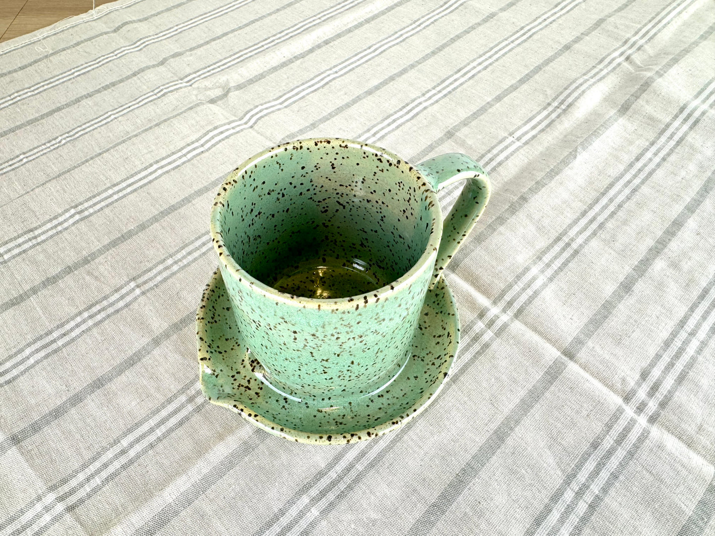Microwave Bacon Cooker, Sage Green Speckle