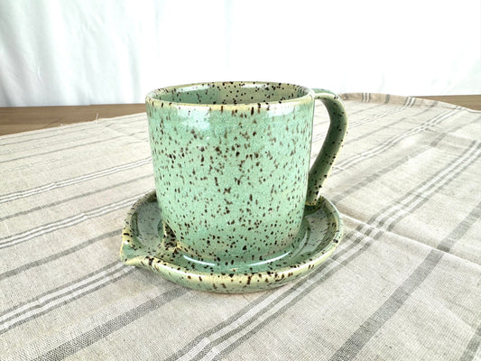 Microwave Bacon Cooker, Sage Green Speckle