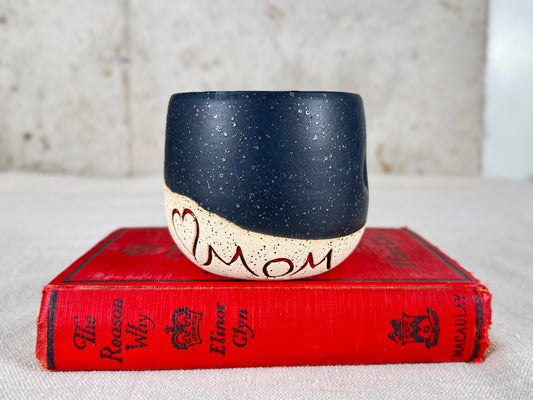 12 oz Mom Thumbler Coffee Mug, Matte Black