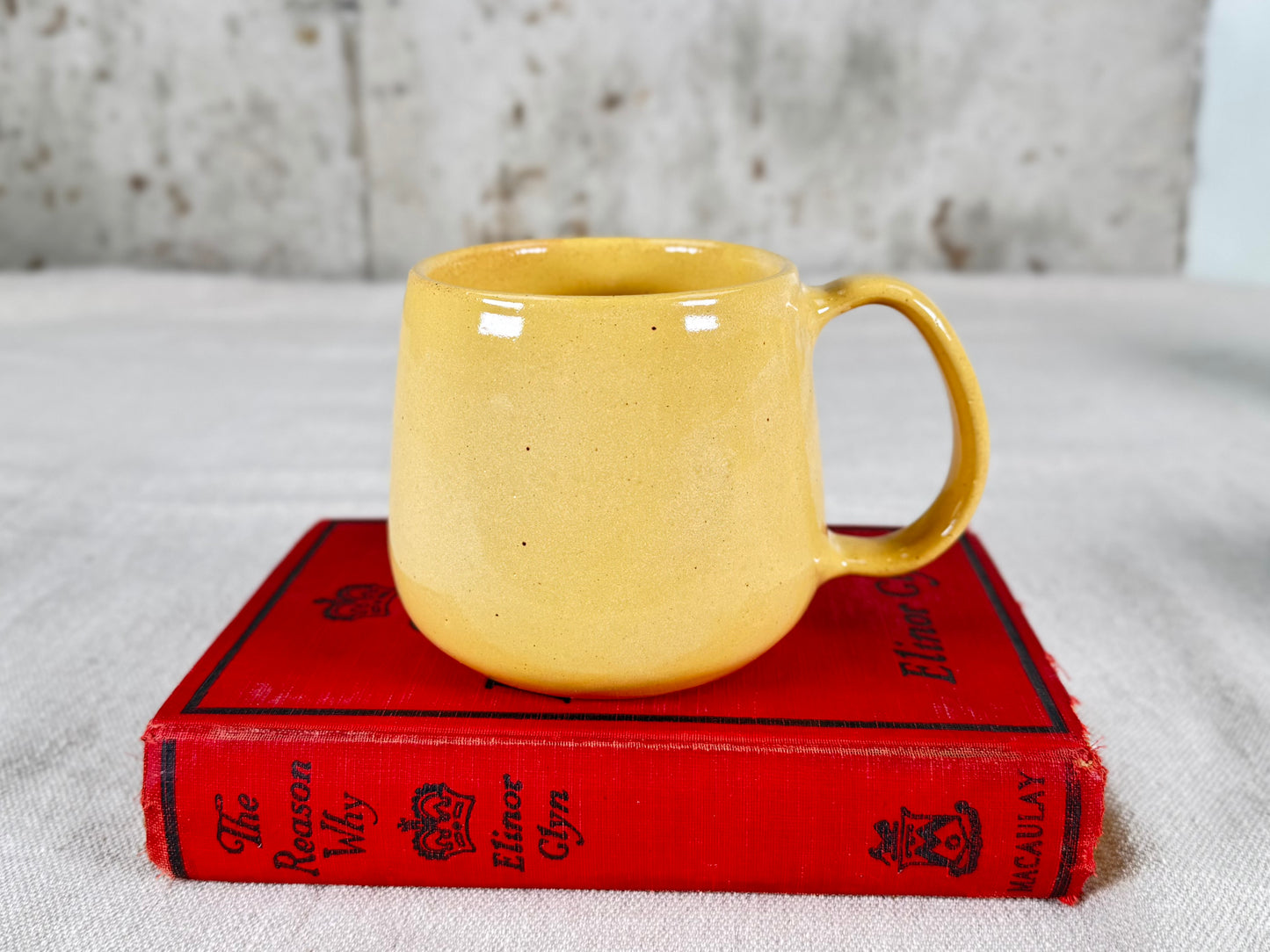 14oz Coffee Mug, Yellow