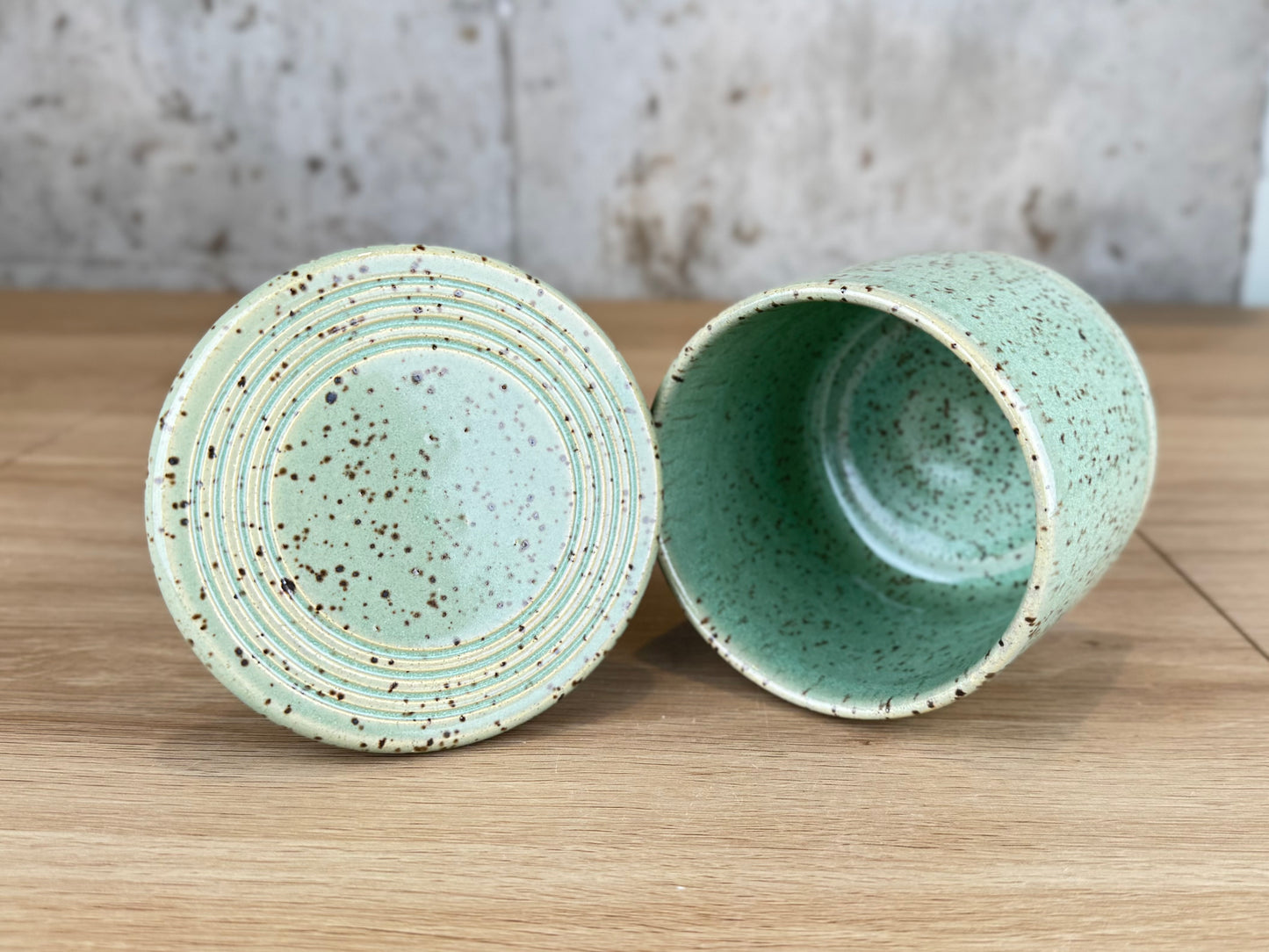 Butter Keeper, Sage Green Speckle