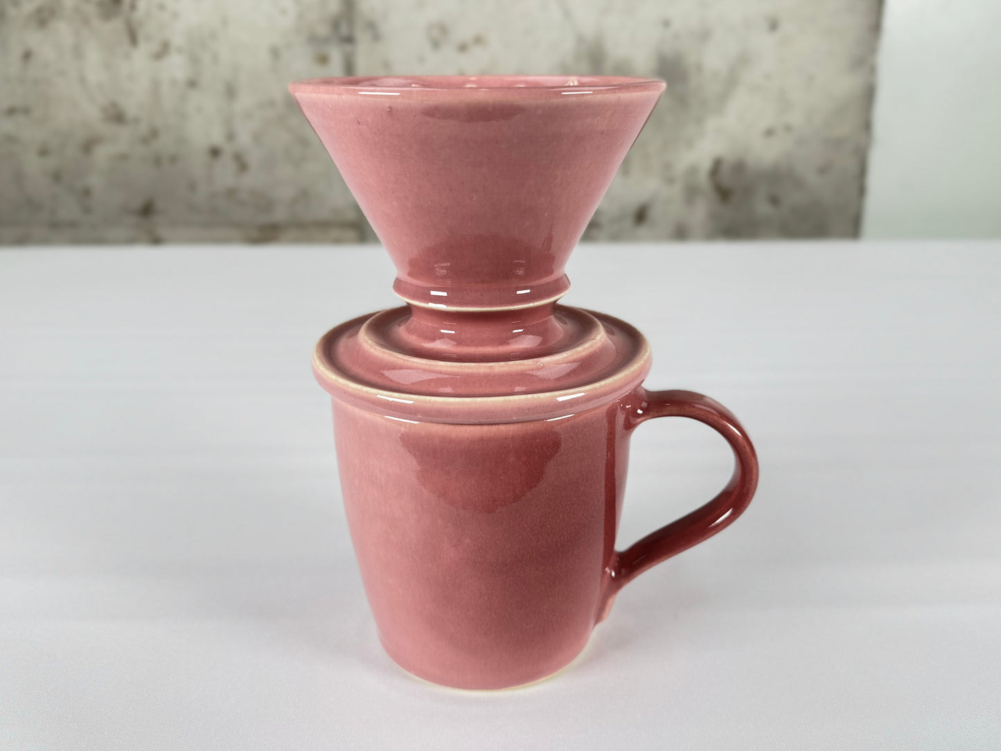 Pink 14oz Pour Over Set