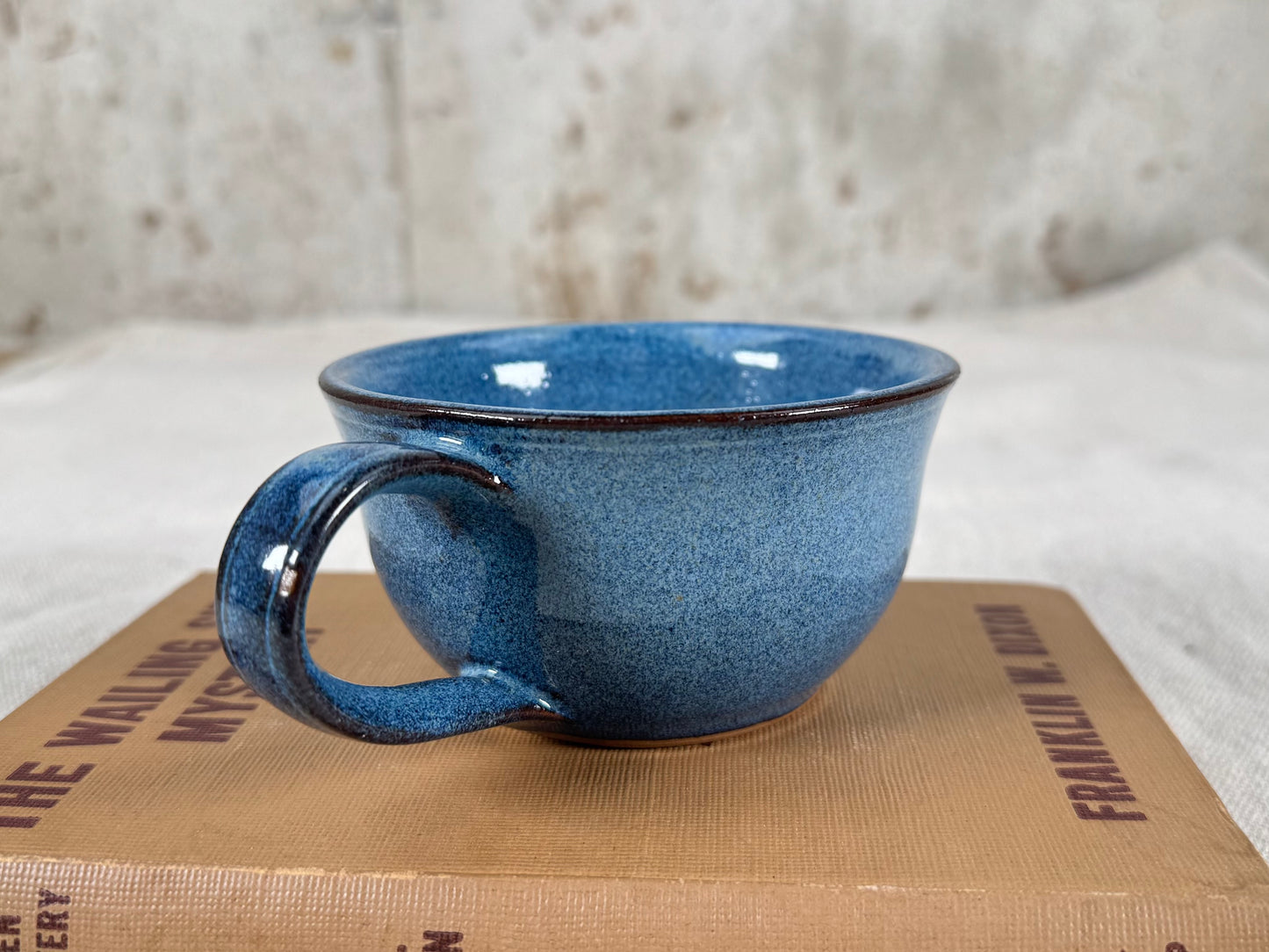 Indigo Blue 8 oz Tea Cup