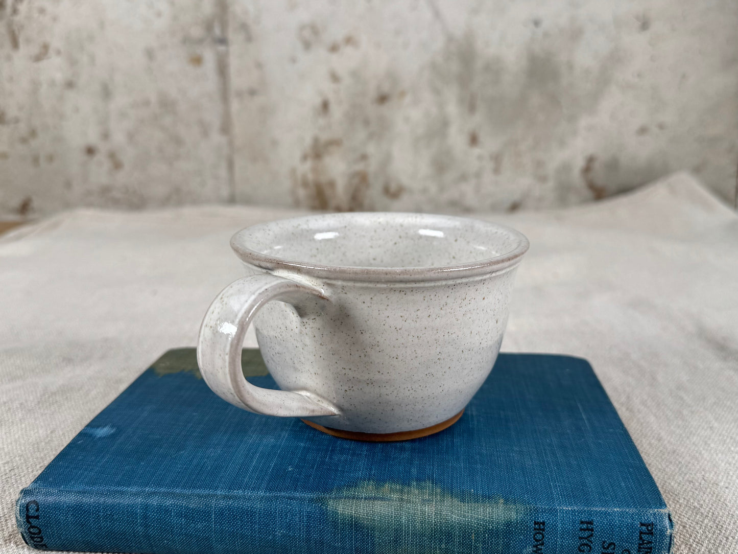 Eggshell White 8 oz Tea Cup
