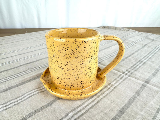 Microwave Bacon Cooker, Yellow Speckle