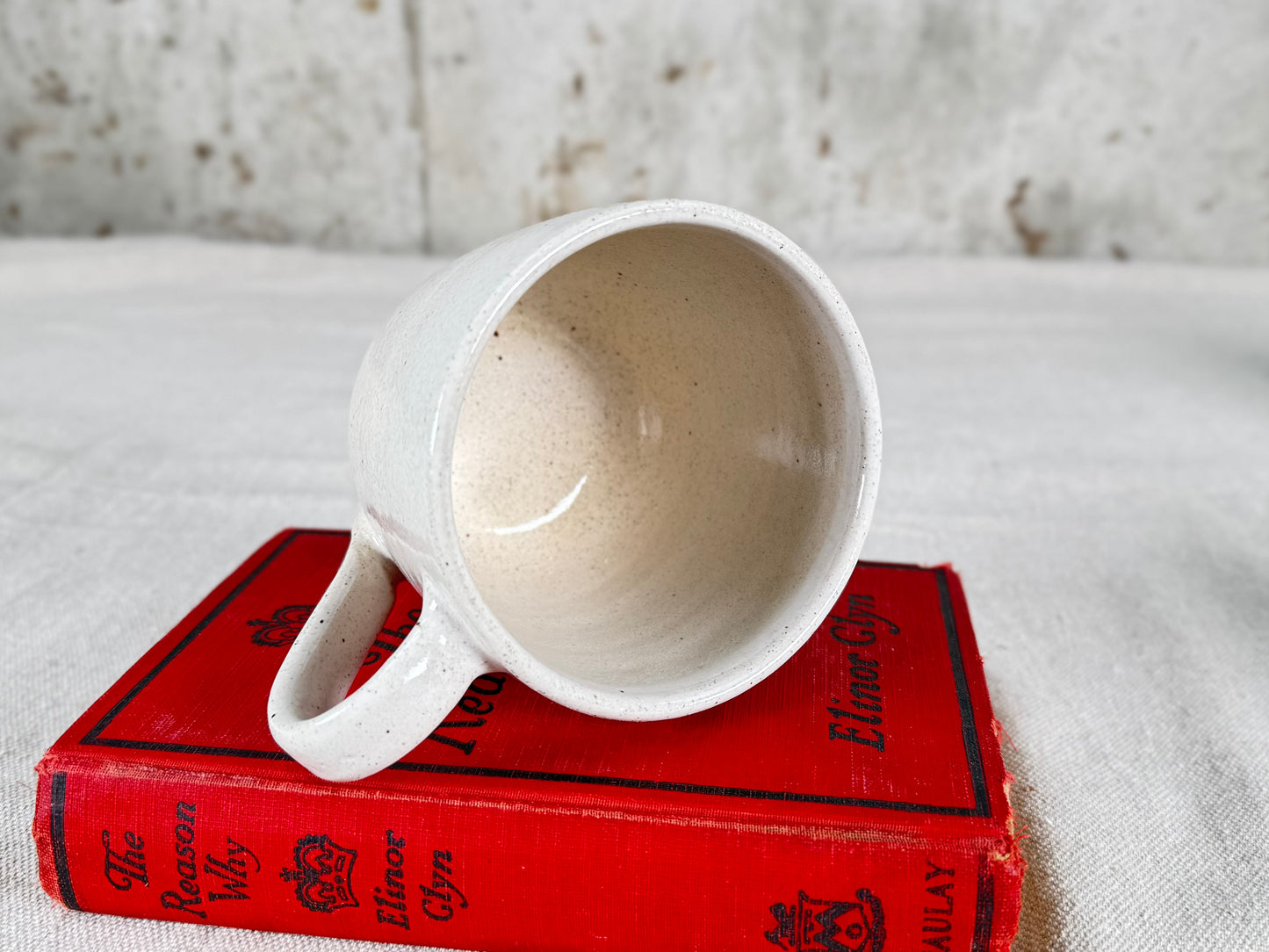 14oz Coffee Mug, Eggshell White