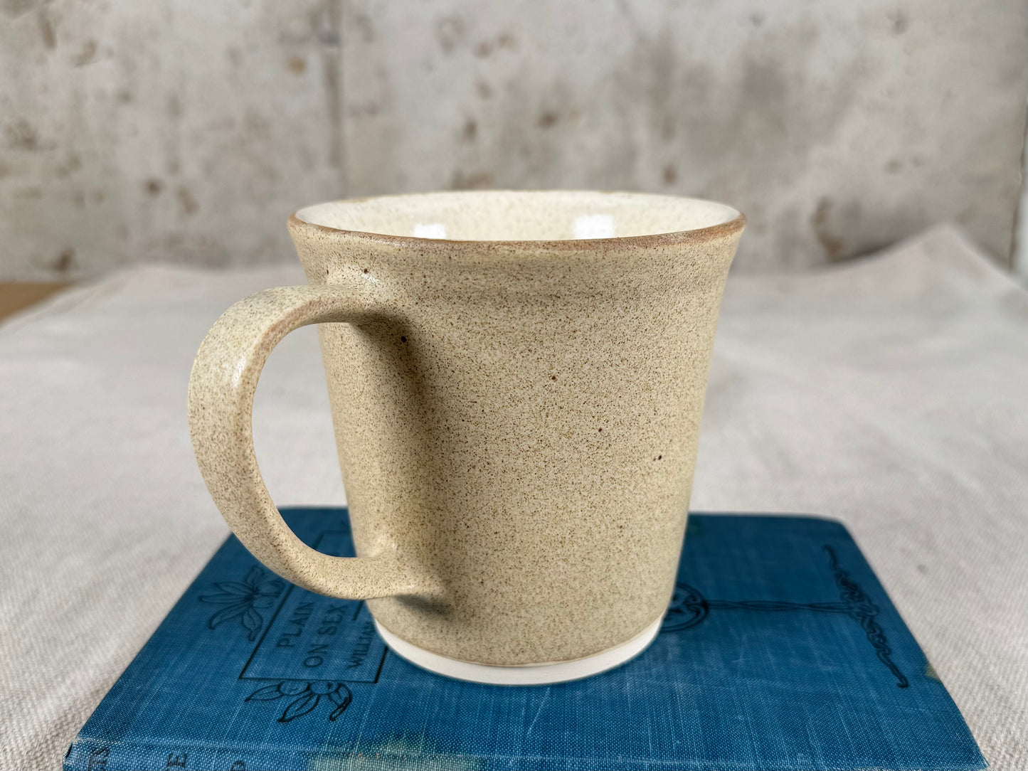 14 oz Coffee Mug, Matte Tan