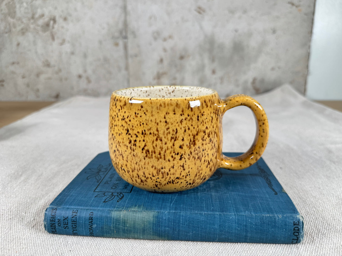 12 oz Coffee Mug, Honey Yellow