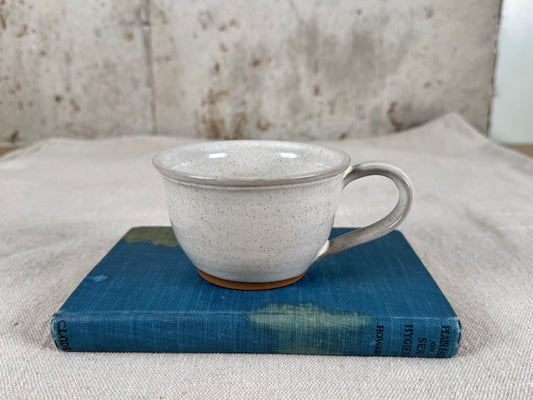 Eggshell White 8 oz Tea Cup