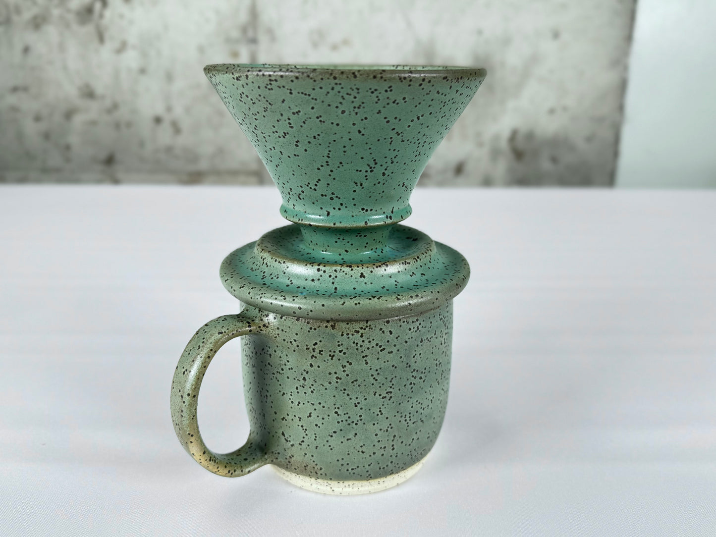 12 oz Pour Over Set, Matte Spruce Green