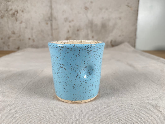 10 oz Thumbler Thumbprint Coffee Mug, Robin Egg Blue